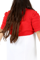 1057 Cotton Bolero Shrug Light Layer, Bold Energy