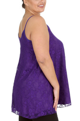 1286 Lace Strap Tank Top Light, Lovely & Empowering