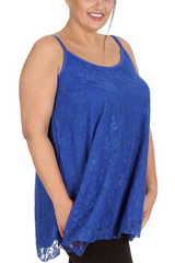 1286 Lace Strap Tank Top Light, Lovely & Empowering