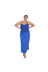 2238 Lace Detail Sleeveless Maxi Dress