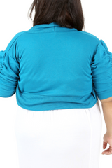 1057 Cotton Bolero Shrug Light Layer, Bold Energy
