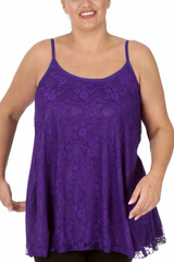 1286 Lace Strap Tank Top Light, Lovely & Empowering