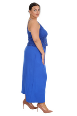 2238 Lace Detail Sleeveless Maxi Dress