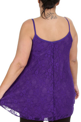 1286 Lace Strap Tank Top Light, Lovely & Empowering