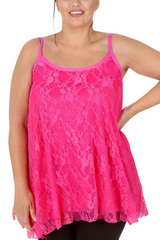 1286 Lace Strap Tank Top Light, Lovely & Empowering