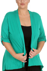 3058 Open Waterfall Cardigan Light, Layered Confidence