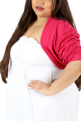 1057 Cotton Bolero Shrug Light Layer, Bold Energy