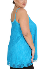 1286 Lace Strap Tank Top Light, Lovely & Empowering