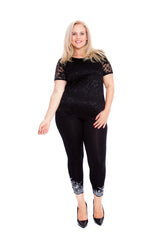 1300 Scallop Lace Top