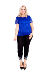 1300 Scallop Lace Top