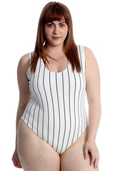 2265 Stripe Print Bodysuit