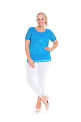 1300 Scallop Lace Top