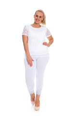 1300 Scallop Lace Top