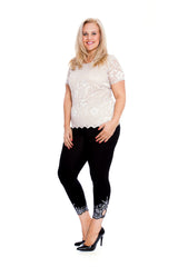 1300 Scallop Lace Top