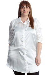 1649 Plain Satin Shirt