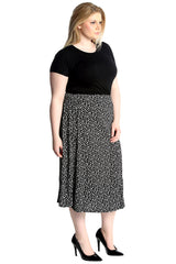 5019 Small Floral Print Skirt