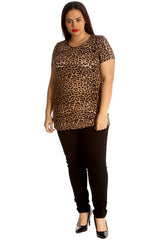 1212 Leopard Print T-Shirt