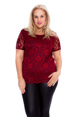 1300 Scallop Lace Top