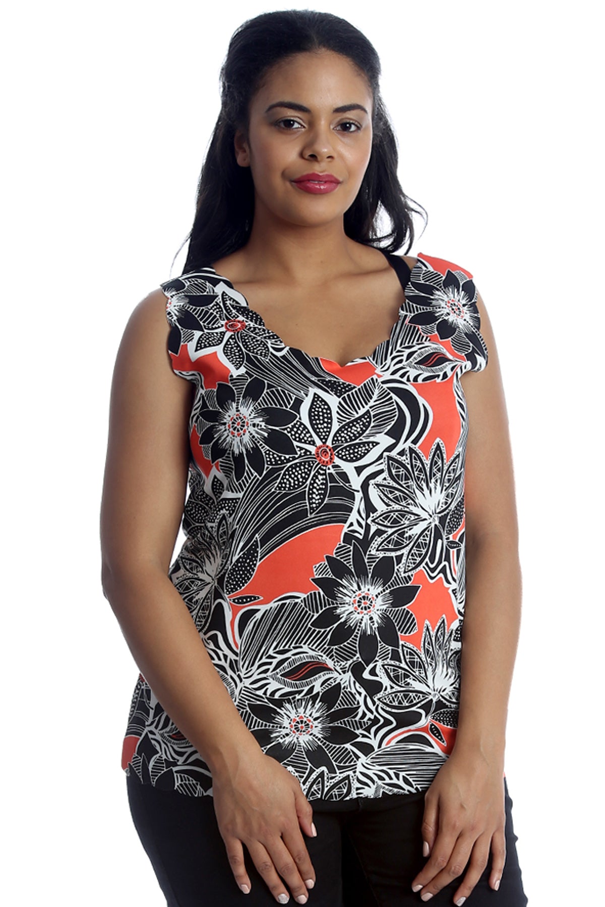 1465 Paisley Floral Print Cami Vest