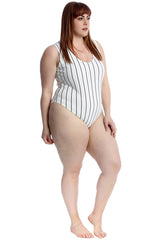 2265 Stripe Print Bodysuit