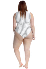 2265 Stripe Print Bodysuit