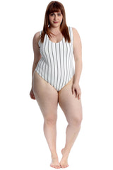2265 Stripe Print Bodysuit