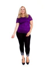 1300 Scallop Lace Top