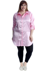 1649 Plain Satin Shirt