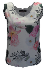 1466 Bold Floral Print Cami Vest