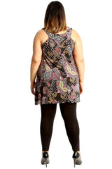 1689 Paisley Print Sleeveless Top