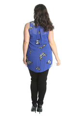 1563 Chiffon Butterfly Shirt