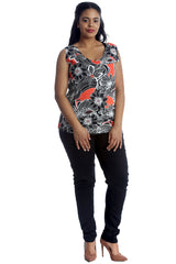 1465 Paisley Floral Print Cami Vest