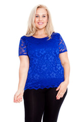 1300 Scallop Lace Top