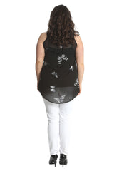 1563 Chiffon Butterfly Shirt