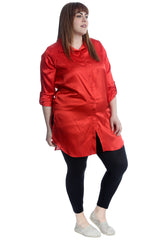 1649 Plain Satin Shirt
