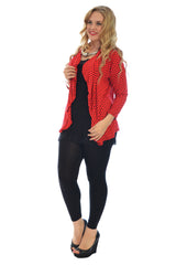 3057 Polka Dot Cardigan