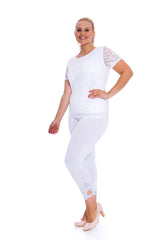 1300 Scallop Lace Top