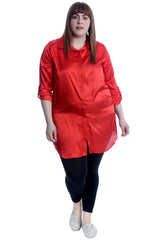 1649 Plain Satin Shirt
