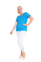 1300 Scallop Lace Top