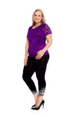 1300 Scallop Lace Top