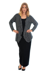 3057 Polka Dot Cardigan