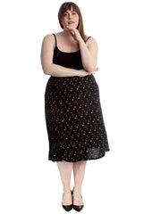 5034 Small Floral Print Skirt