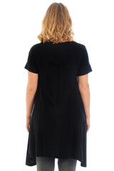 1192 Studded Fur Cat A-Line