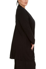 3022 Longline Lace Cardigan with Floral Detail