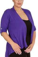 3058 Open Waterfall Cardigan Light, Layered Confidence