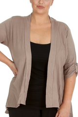 3058 Open Waterfall Cardigan Light, Layered Confidence