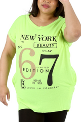 1700 New York 67 Foil Print T-Shirt