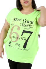 1700 New York 67 Foil Print T-Shirt