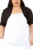 1057 Cotton Bolero Shrug Light Layer, Bold Energy