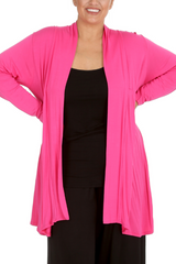 3022 Longline Lace Cardigan with Floral Detail